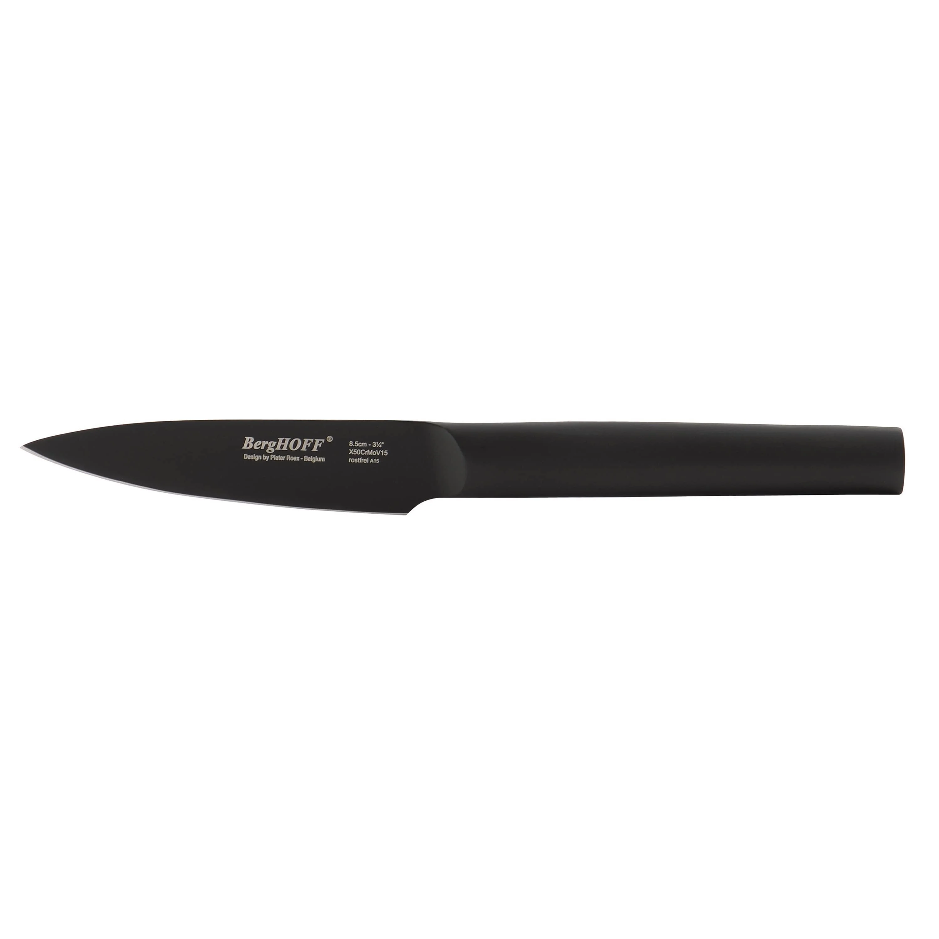 Clean BergHOFF Ron Stainless Steel Paring Knife Black User-Friendly