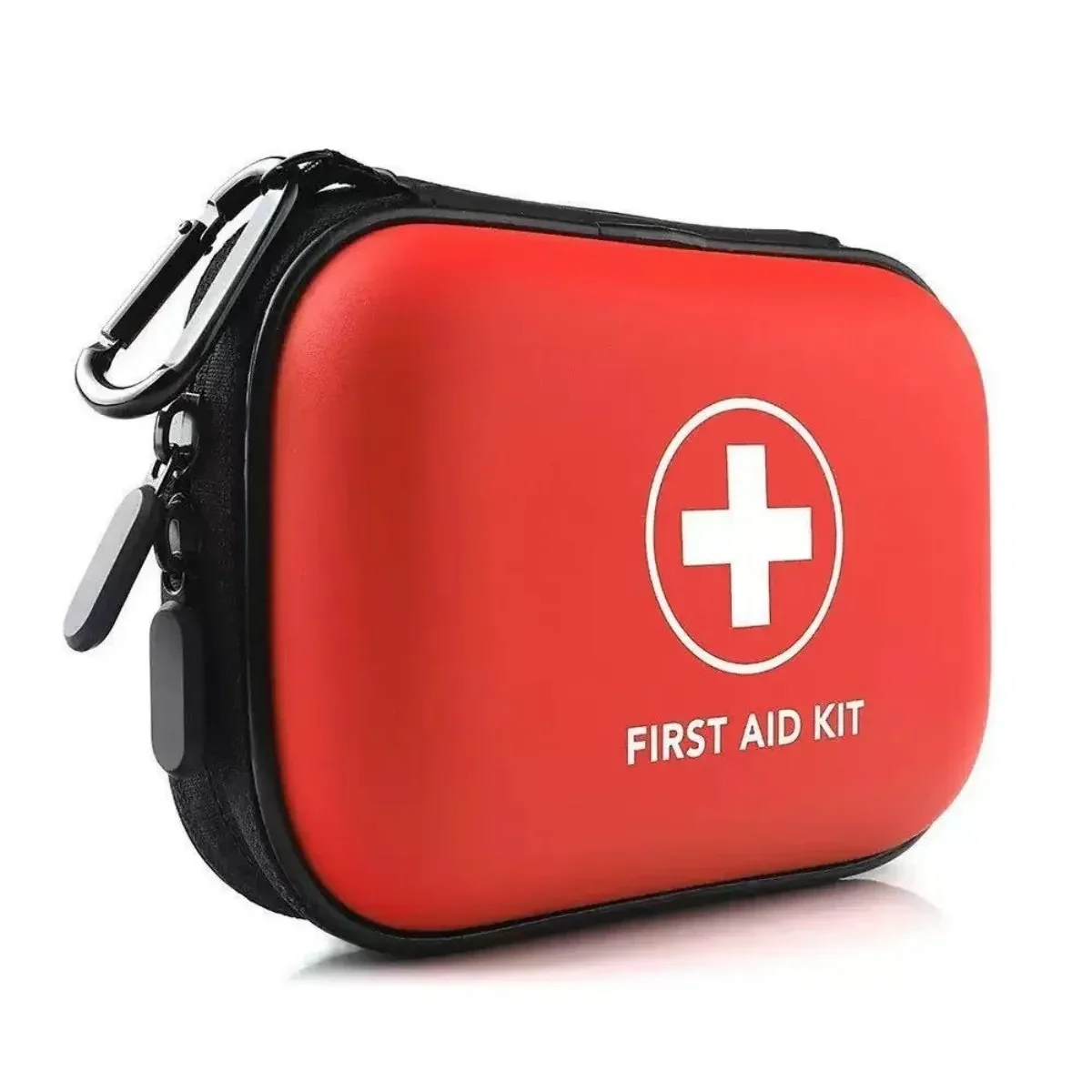 Carefully Designed Hard Shell First Aid Case with Carabiner（20-Piece） High-Performance