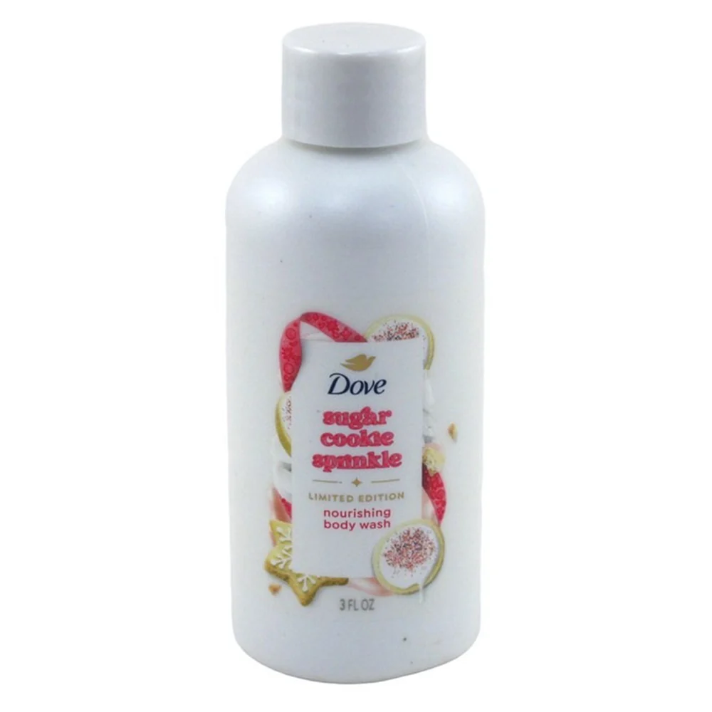 User-Friendly Dove Body Wash Sugar Cookie Sprinkle Moisturizing Skin Cleanser 3Oz 89ml Specialty