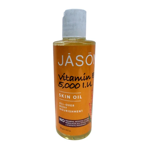 Long-Lasting Jason Vitamin E 5 000 IU All-Over Body Nourishment Skin Oil 4 oz Organic
