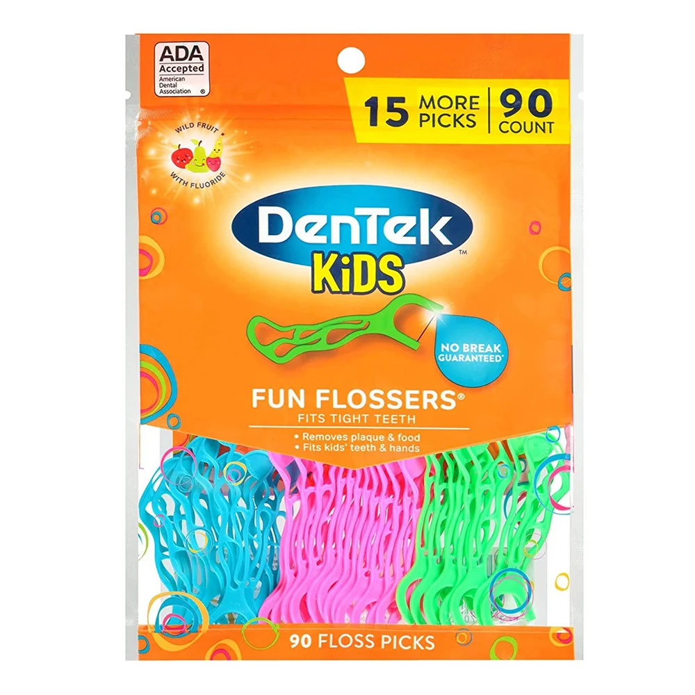Trusted DenTek Kids Fun Flossers Floss Picks 90 Ea Expertly Made