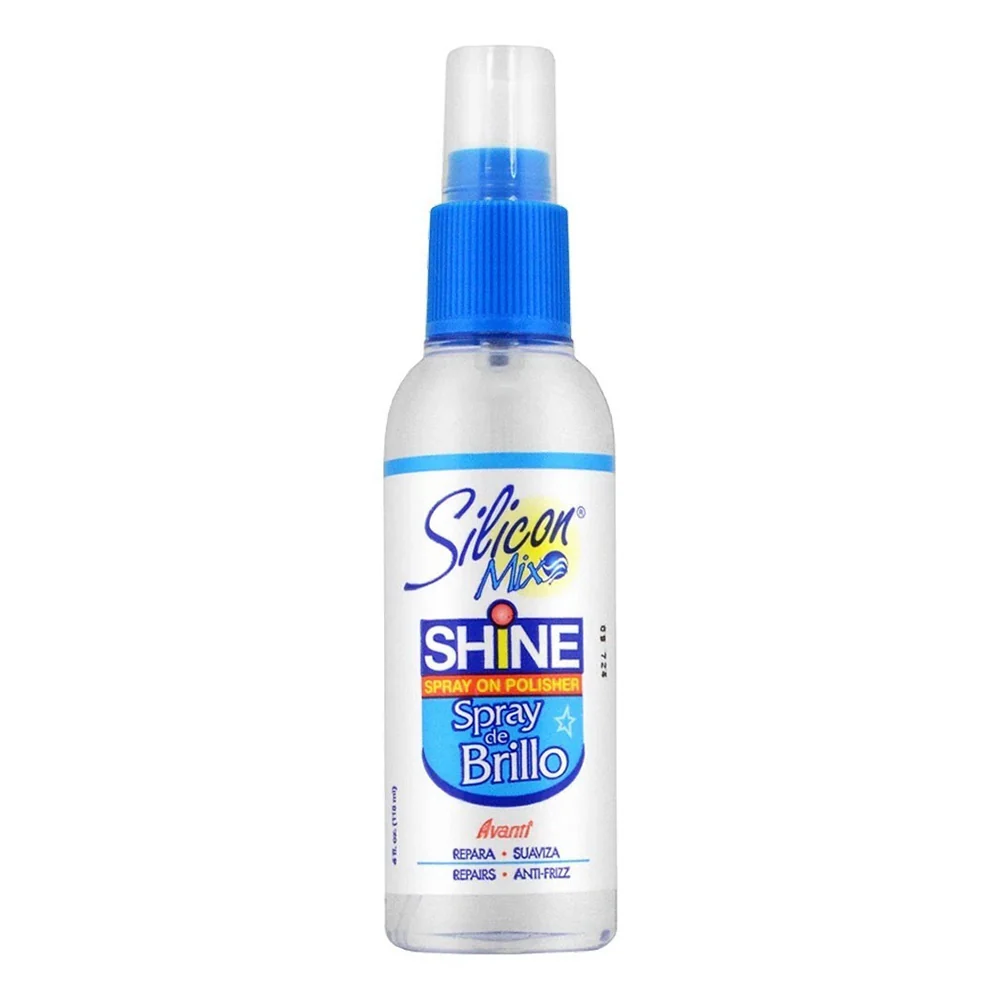 Breathable Silicon Mix De Brillo Shine Hair Polisher Spray 4Oz 118ml Efficient