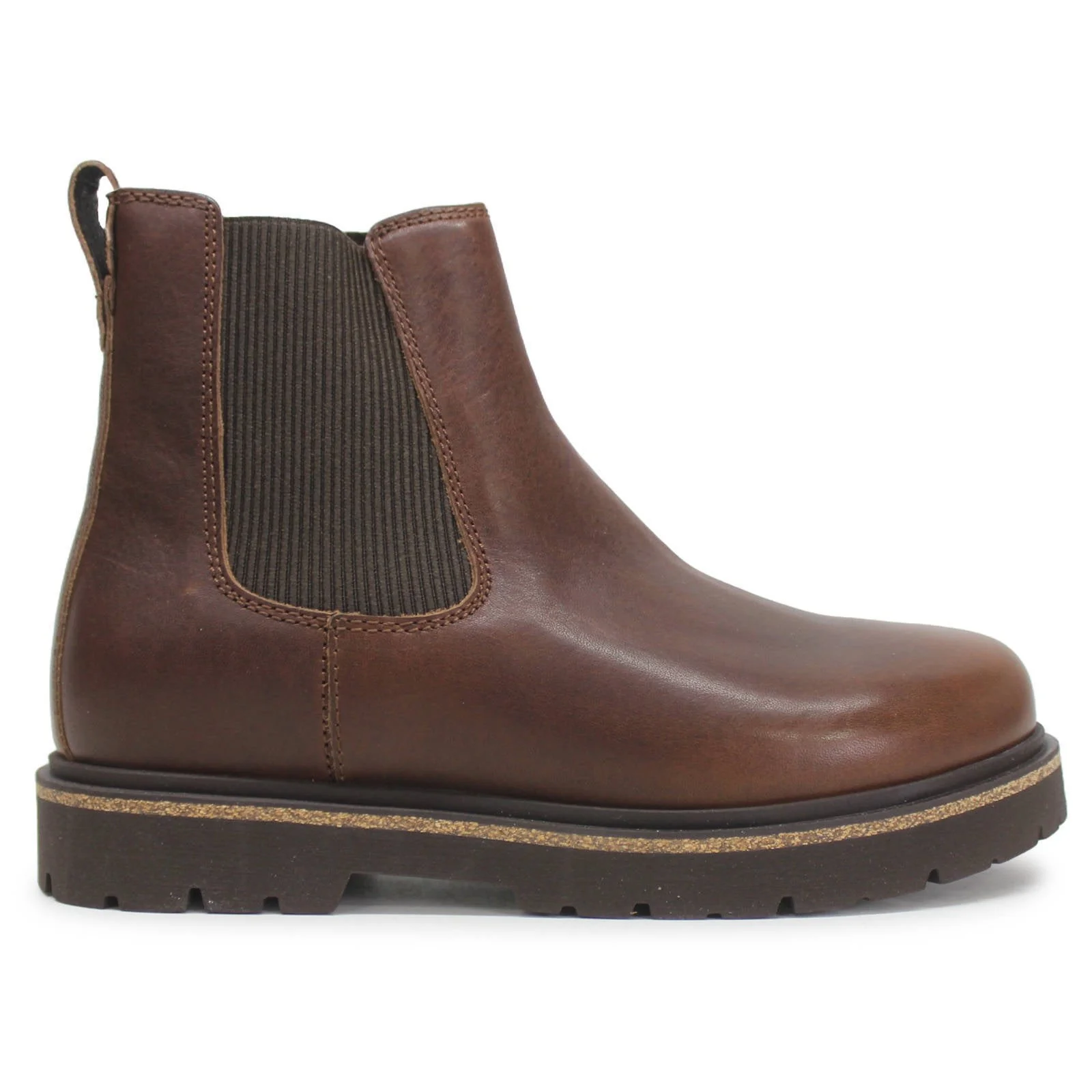 Trusted Birkenstock Highwood Slip On Mid Natural Leather Ankle Boots Detailed