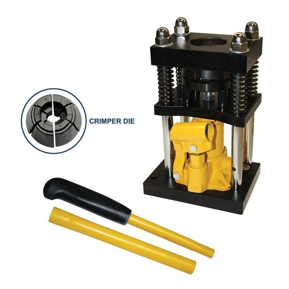Classic 1 2 to 3 4 Manual Hydraulic Air Hose Ferrel Crimper Crimping Safe