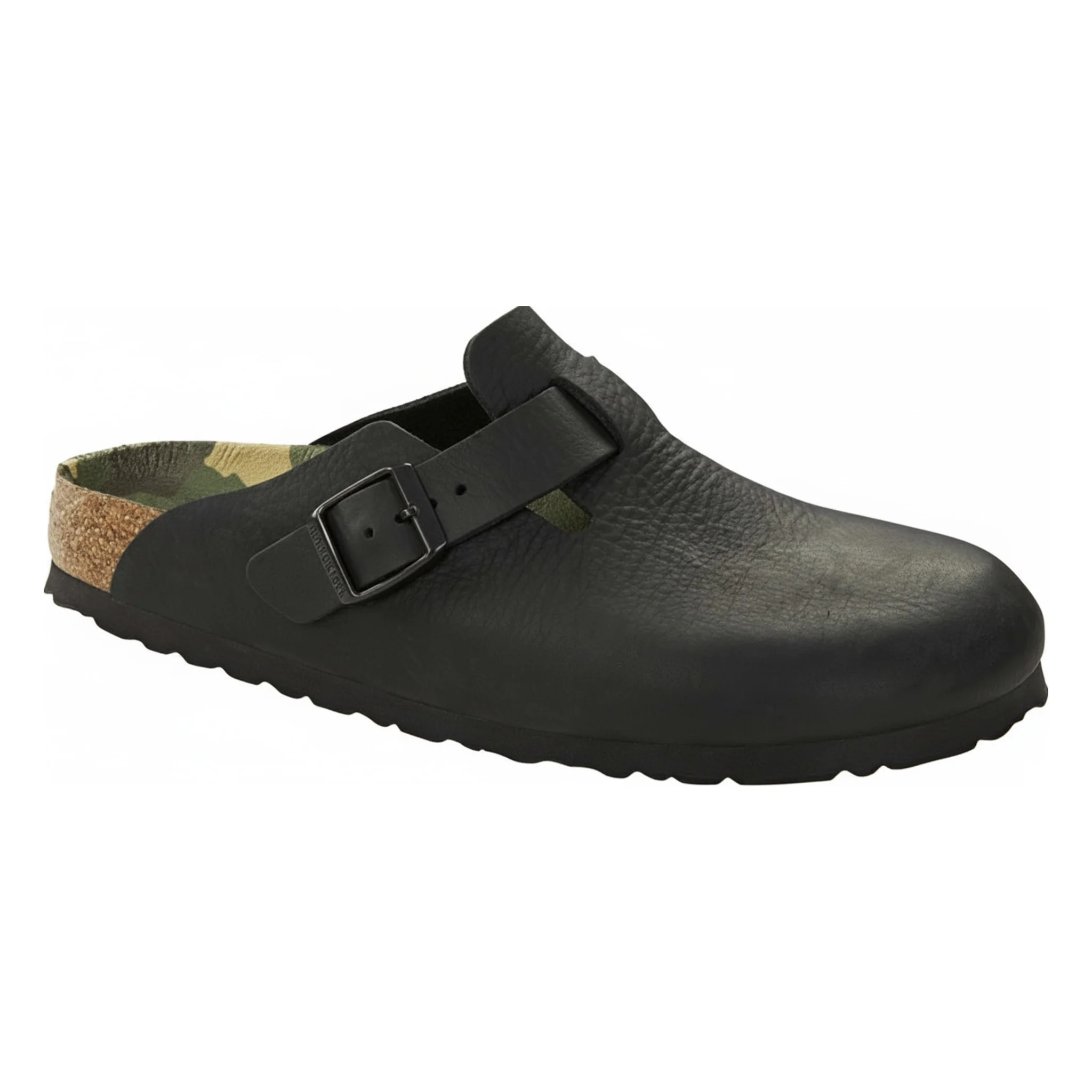 Detailed Birkenstock Boston Canberra Leather Clogs Original Design