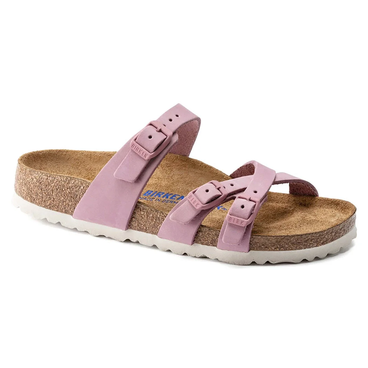 Recyclable Birkenstock Franca Sof Footbed Orchid Sandals Fashionable