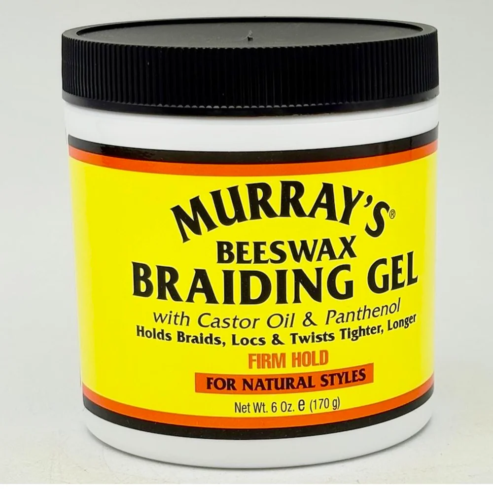 Casual Murrays Beeswax Braiding Gel with Castor Oil 6Oz 170g Superior