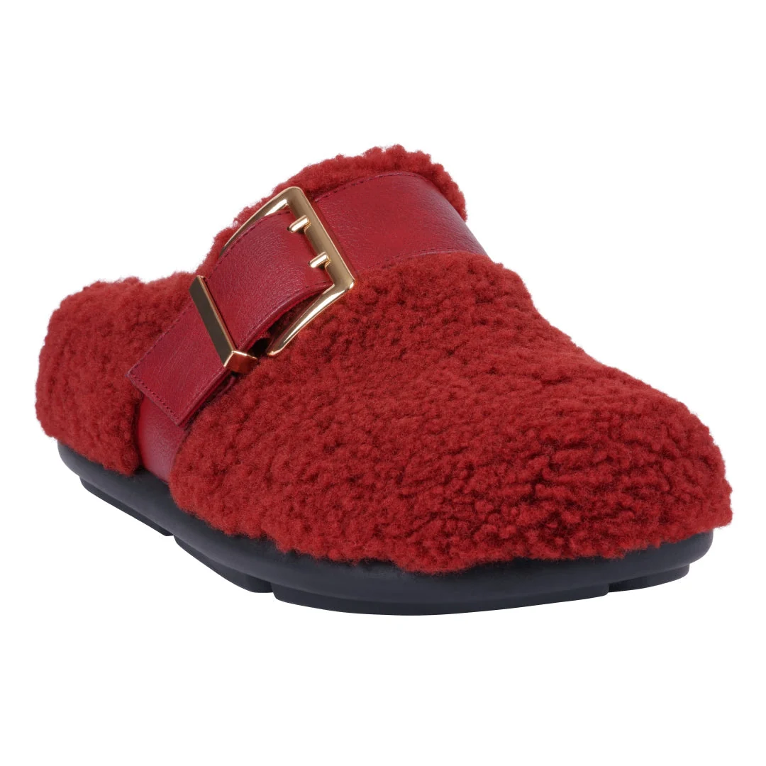 High-Performance Women's Patsy Burgundy Flat Environmentally Friendly