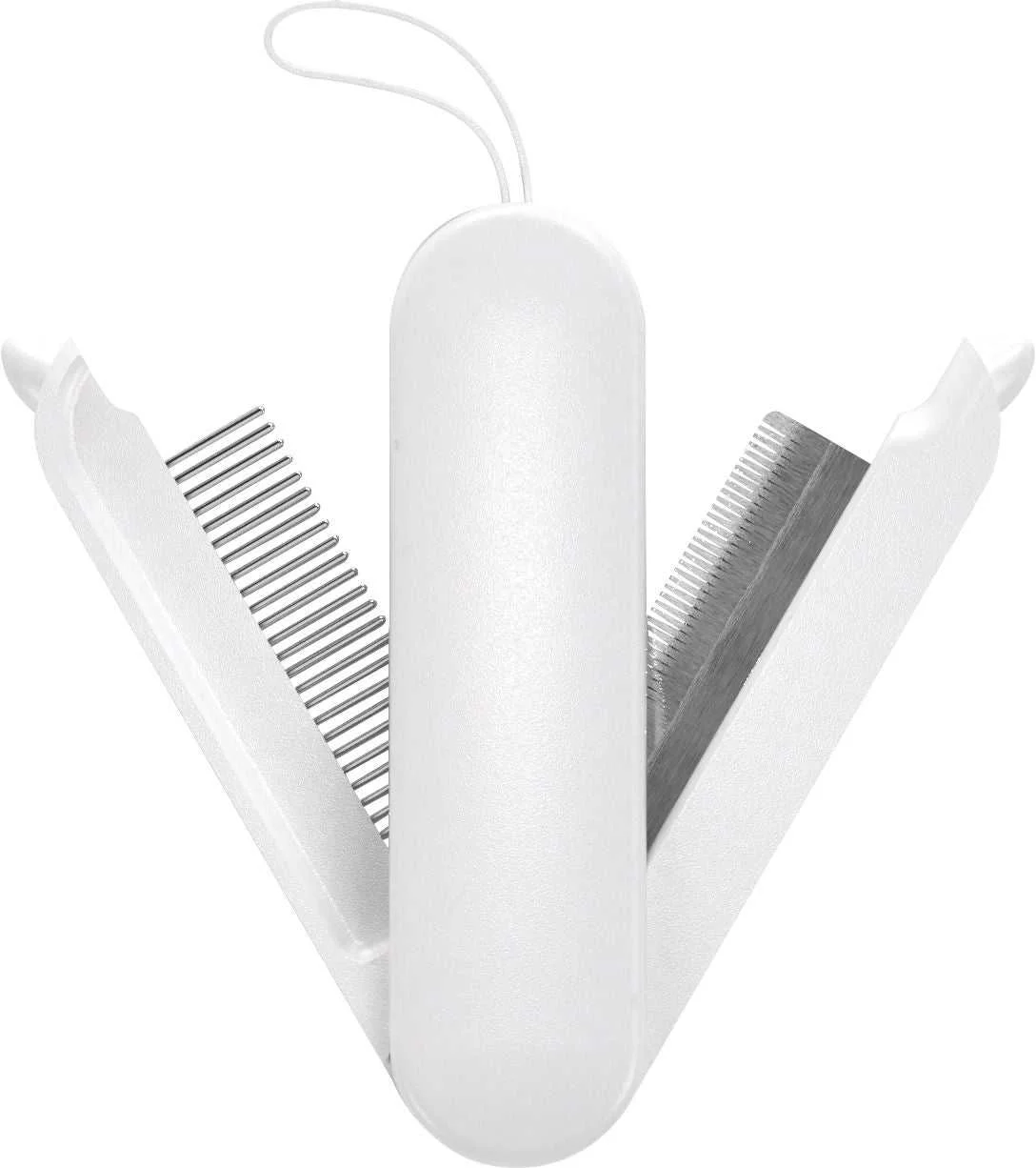 First-Class Pet Life 'JOYNE' Multi-Functional 2-in-1 Swivel Travel Grooming Comb and Deshedder World-Class
