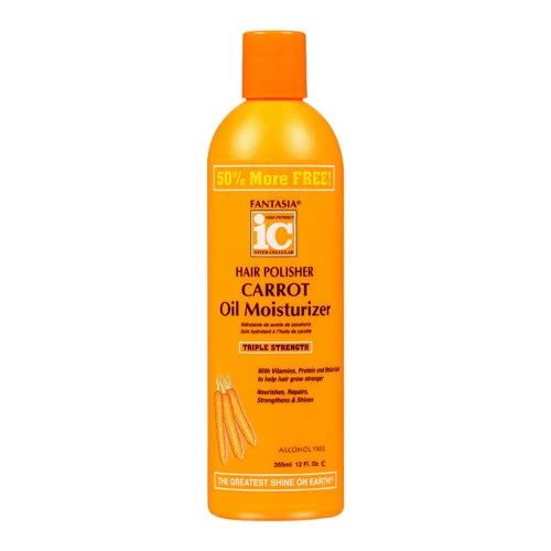 Artisan Fantasia IC Hair Polisher Carrot Growth Oil Moisturizer Triple Strength 12 Oz High-Grade