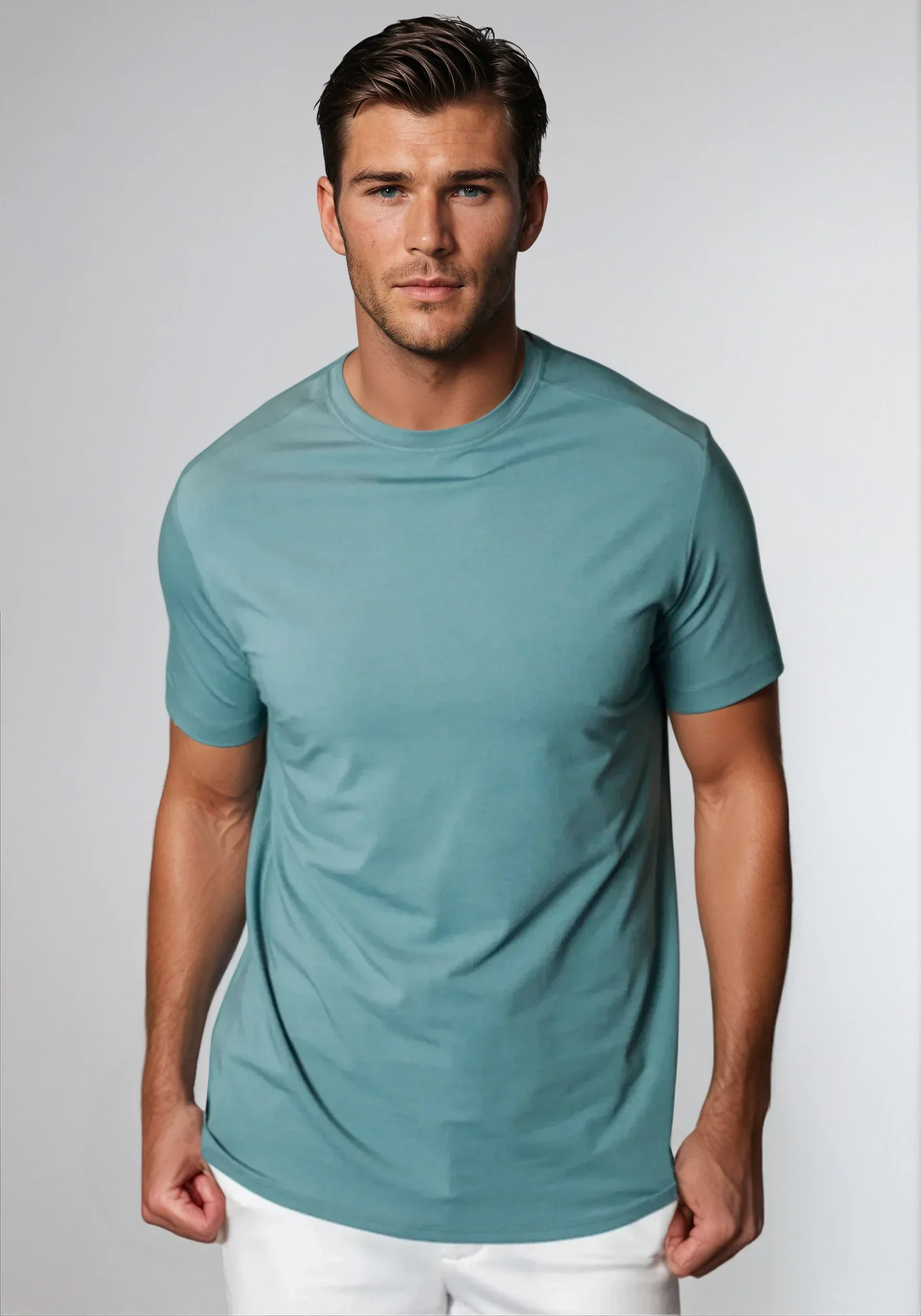 World-Class Buki Cinqo Tech Tee - Blue Grey Responsible