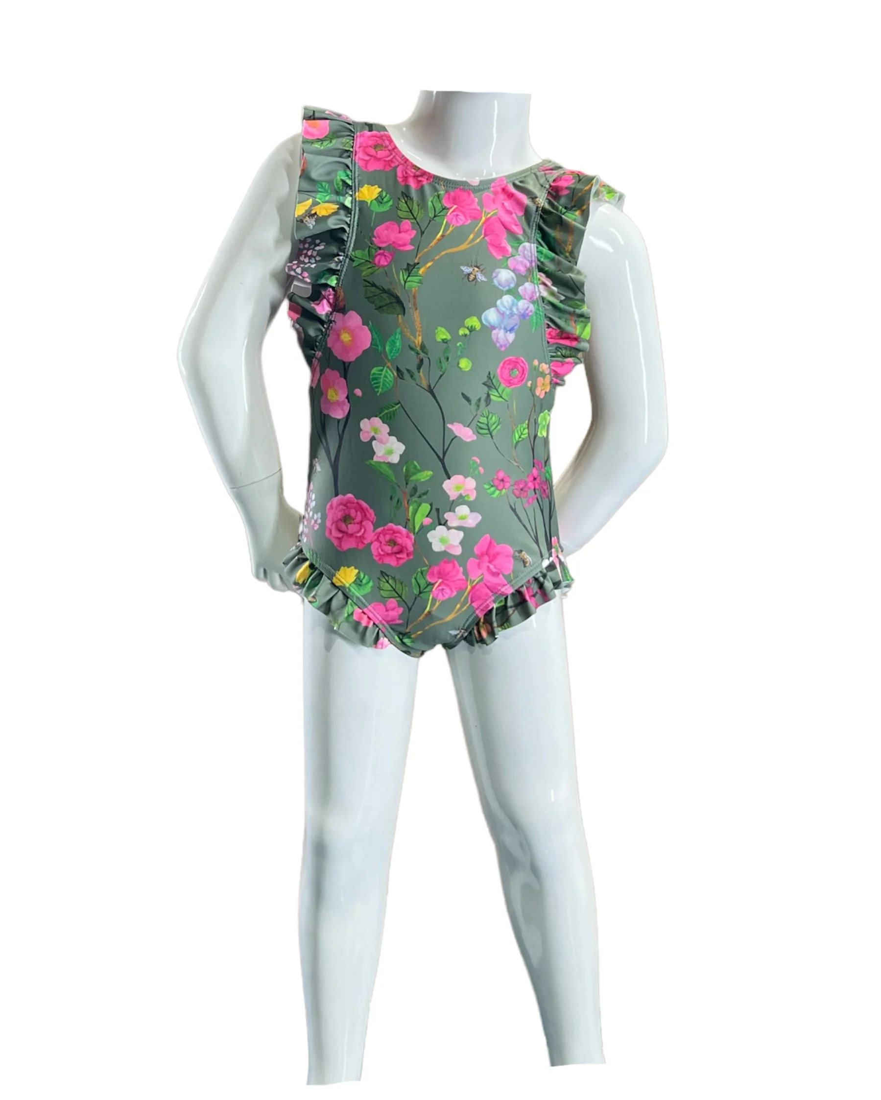 Premium Material Marina West K4721 One Piece Swimsuit Cherry Blossom Forest Comfortable