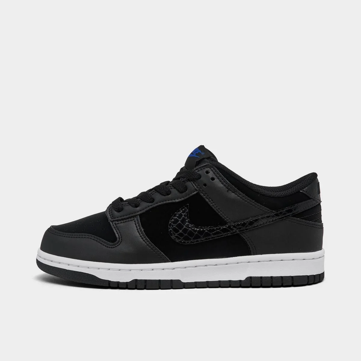World-Class Nike Grade School Dunk Low SE GS Black Croc Premium