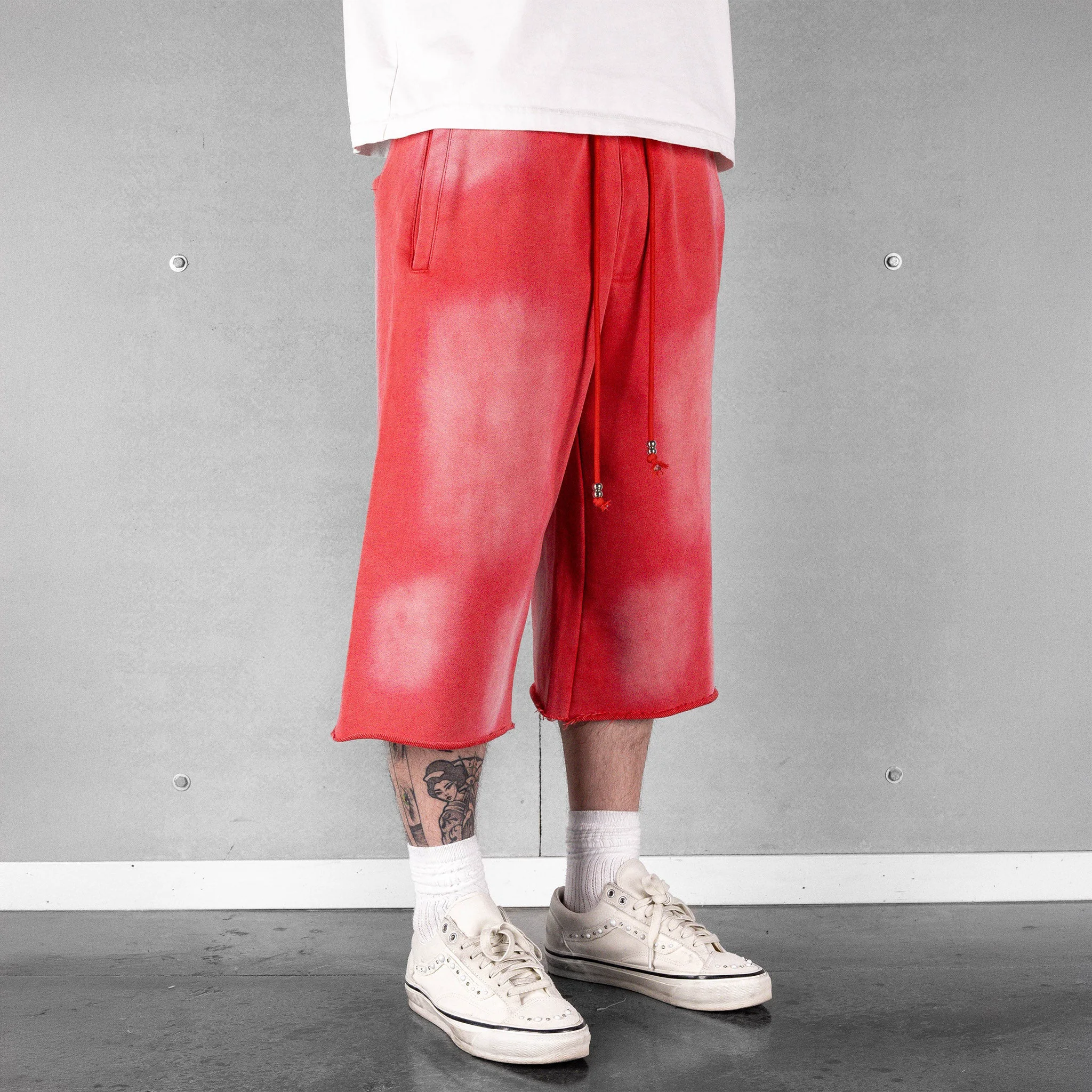Eco-Friendly Commons Sweatshort Vintage Red Fine