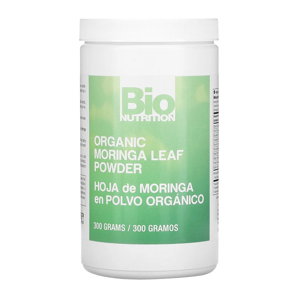 Clean Bio Nutrition Organic Moringa Leaf Powder for Energy Immunity and Nutritional Support 10.5Oz 300g Solid