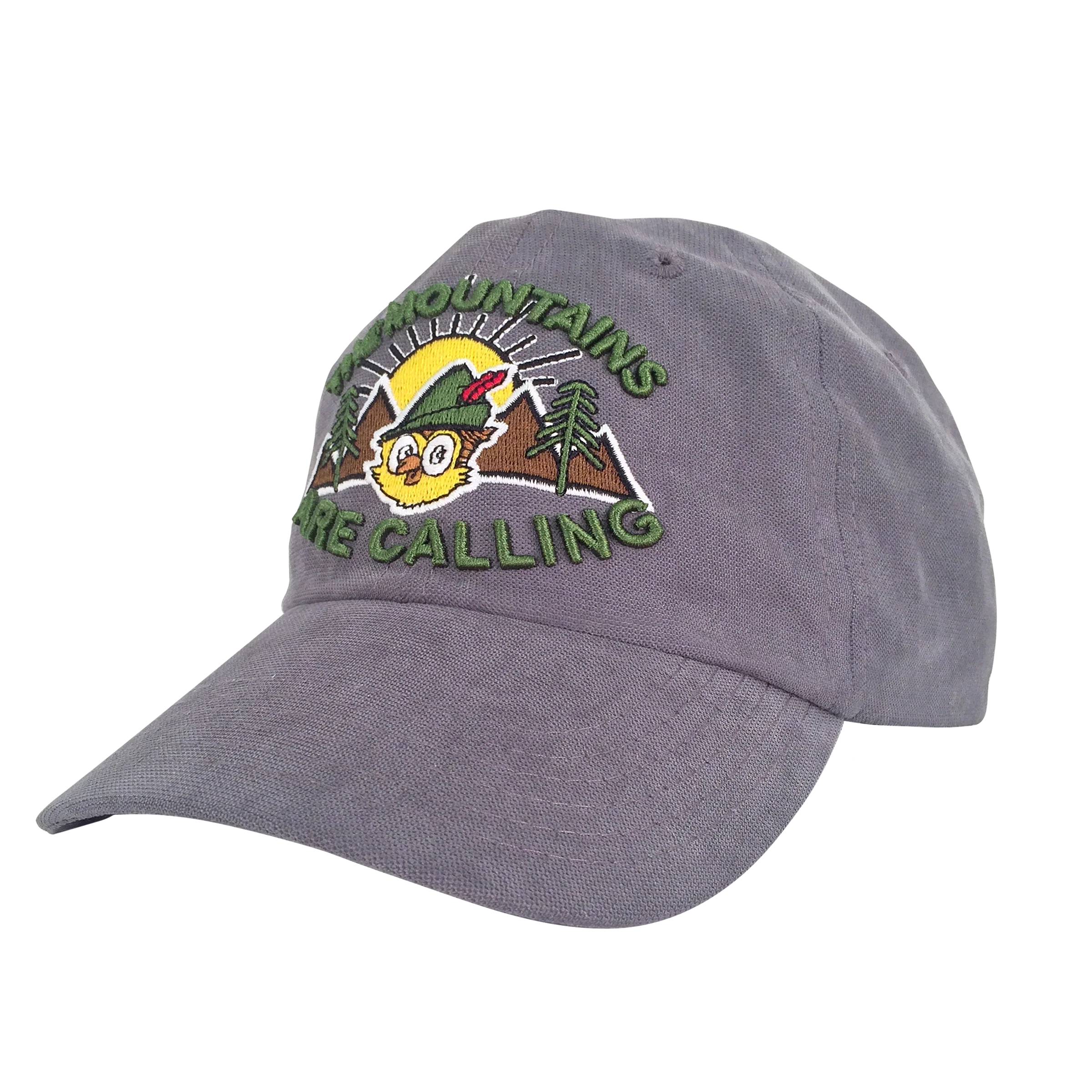 User-Friendly Woodsy Owl The Mountains are Calling Hat - Grey Powerful