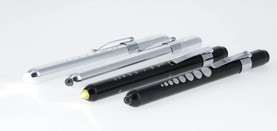 User-Friendly 4 Pc Medical Flashlight Pen Penlights With Pupil Gauge Healthy