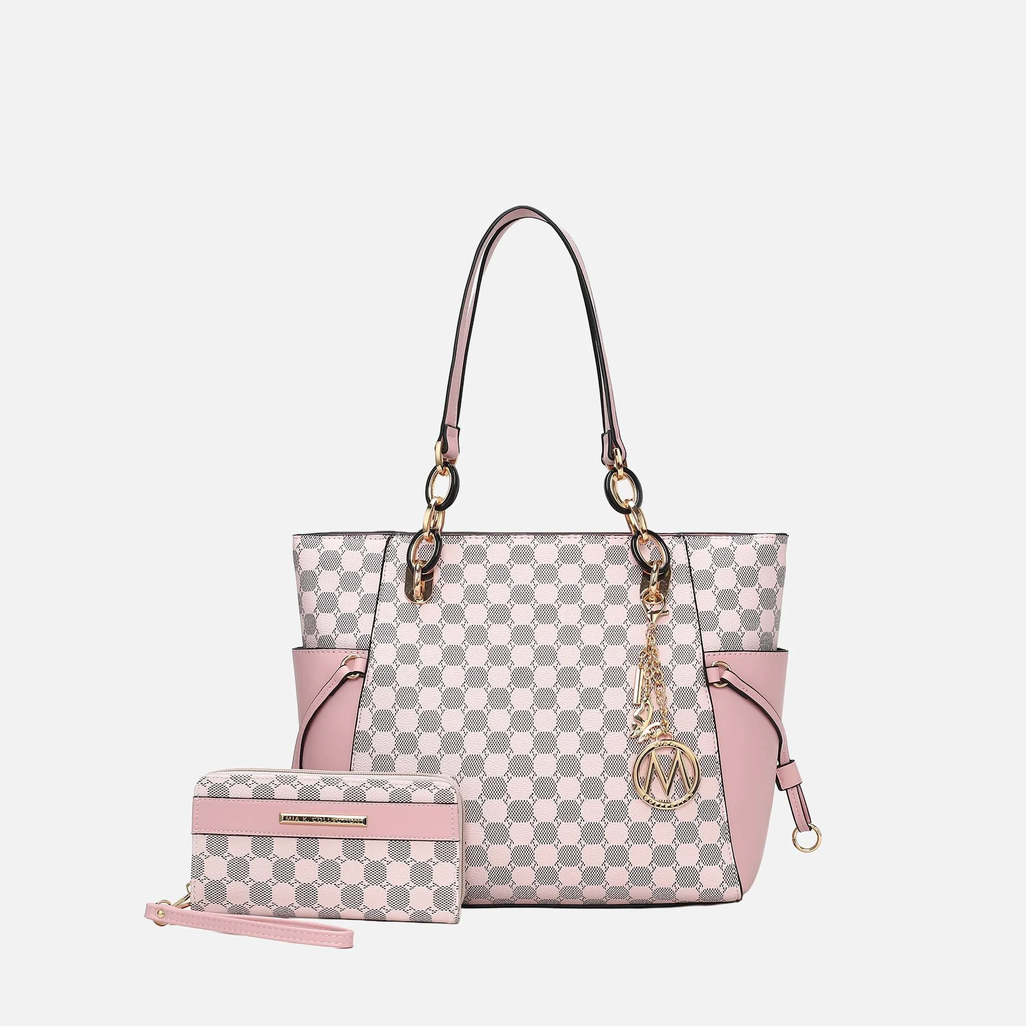Stylish MKF Collection by Mia K. - Xenia Tote Bag and Set Detailed