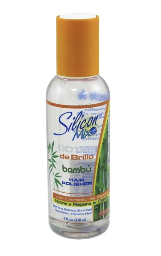 Verified Silicon Mix Gotas De Brillo Bambu Hair Polisher for Repaire Hair 4Oz 118ml Fine Crafted