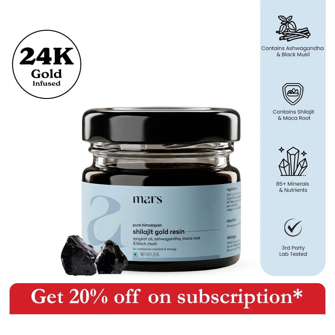 Detailed Mars Pure Himalayan Shilajit Gold Resin A Testosterone Support Supplement with Tongkat Ali Maca Root and Ashwagandha Classic
