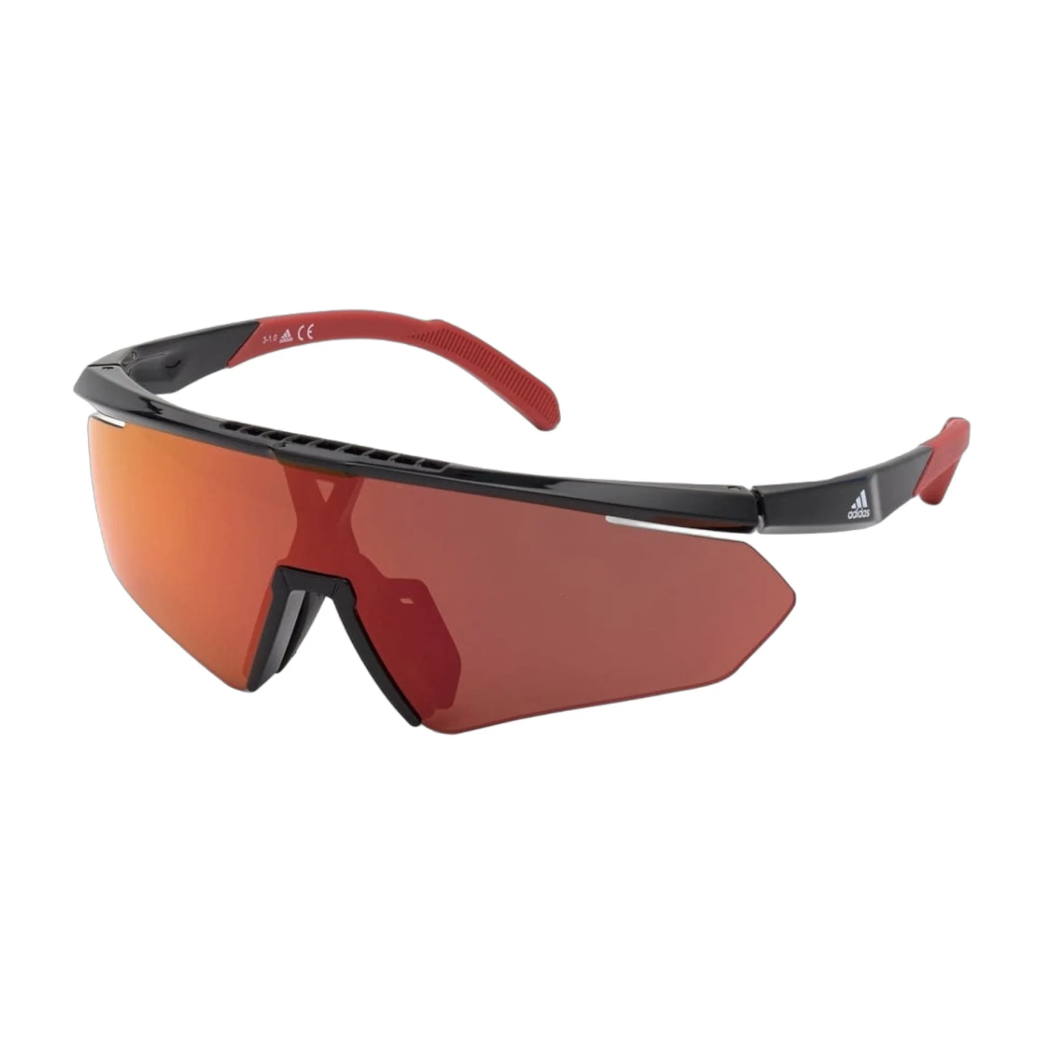 Advanced Adidas Sport SP0027 S 01L Sunglasses – Shiny Black Roviex Mirror Fine Crafted