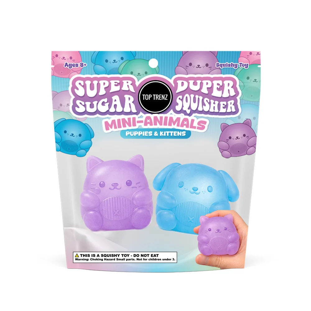 Convenient Super Duper Sugar Squisher Mini Puppies Kittens User-Friendly
