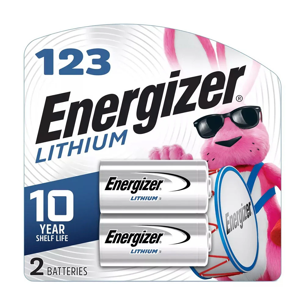 Elegant Energizer Lithium 123 Photo Batteries 2 Ea Original