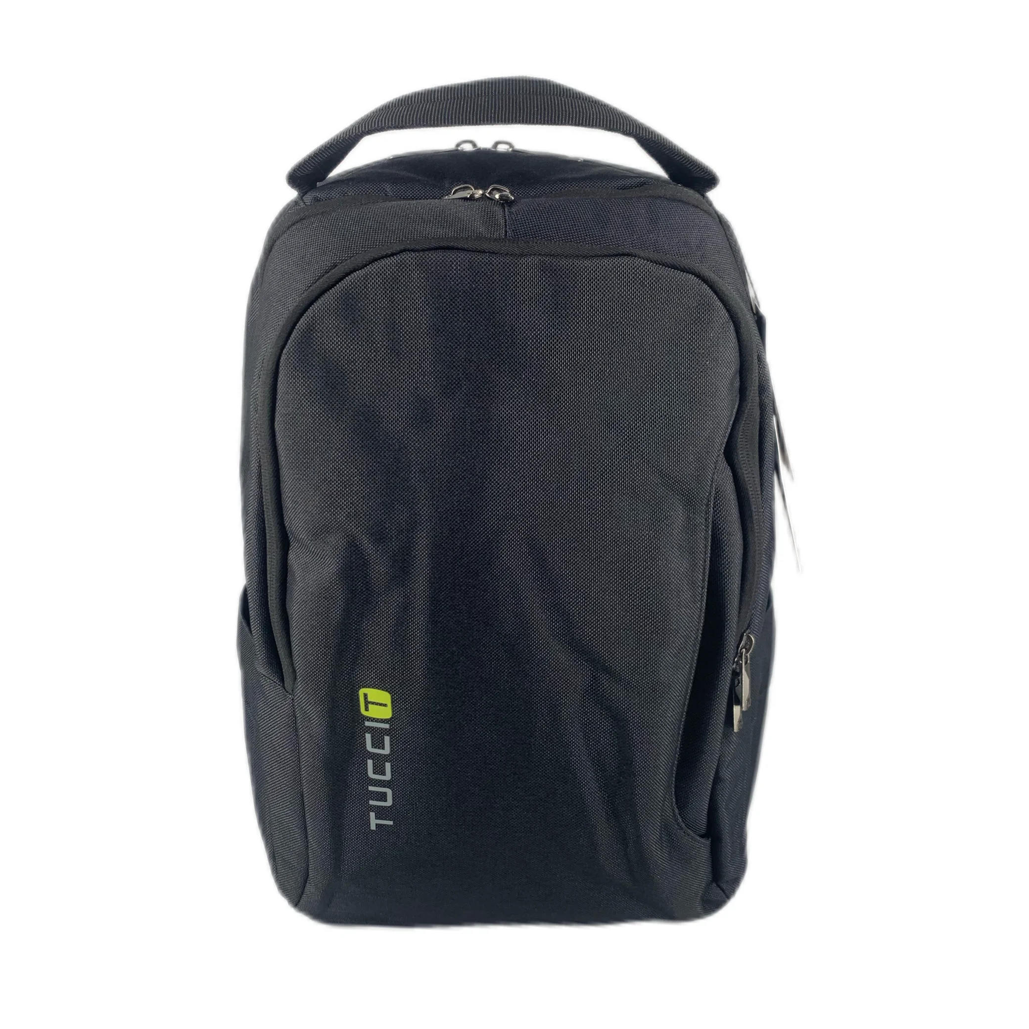 Excellent Tucci Italy Adventurer Laptop Backpack - Medium - Black Prestigious