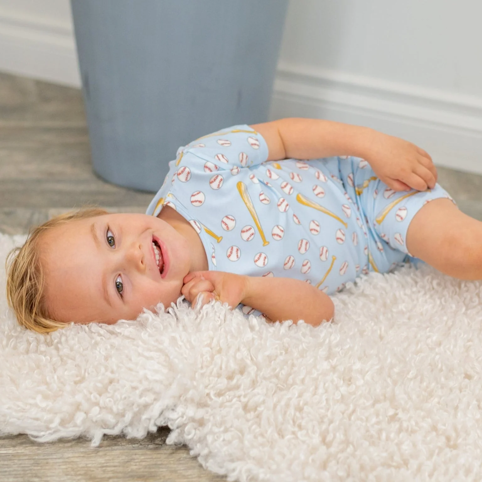 Selected Classic Baseball Summer Pajama Set Official