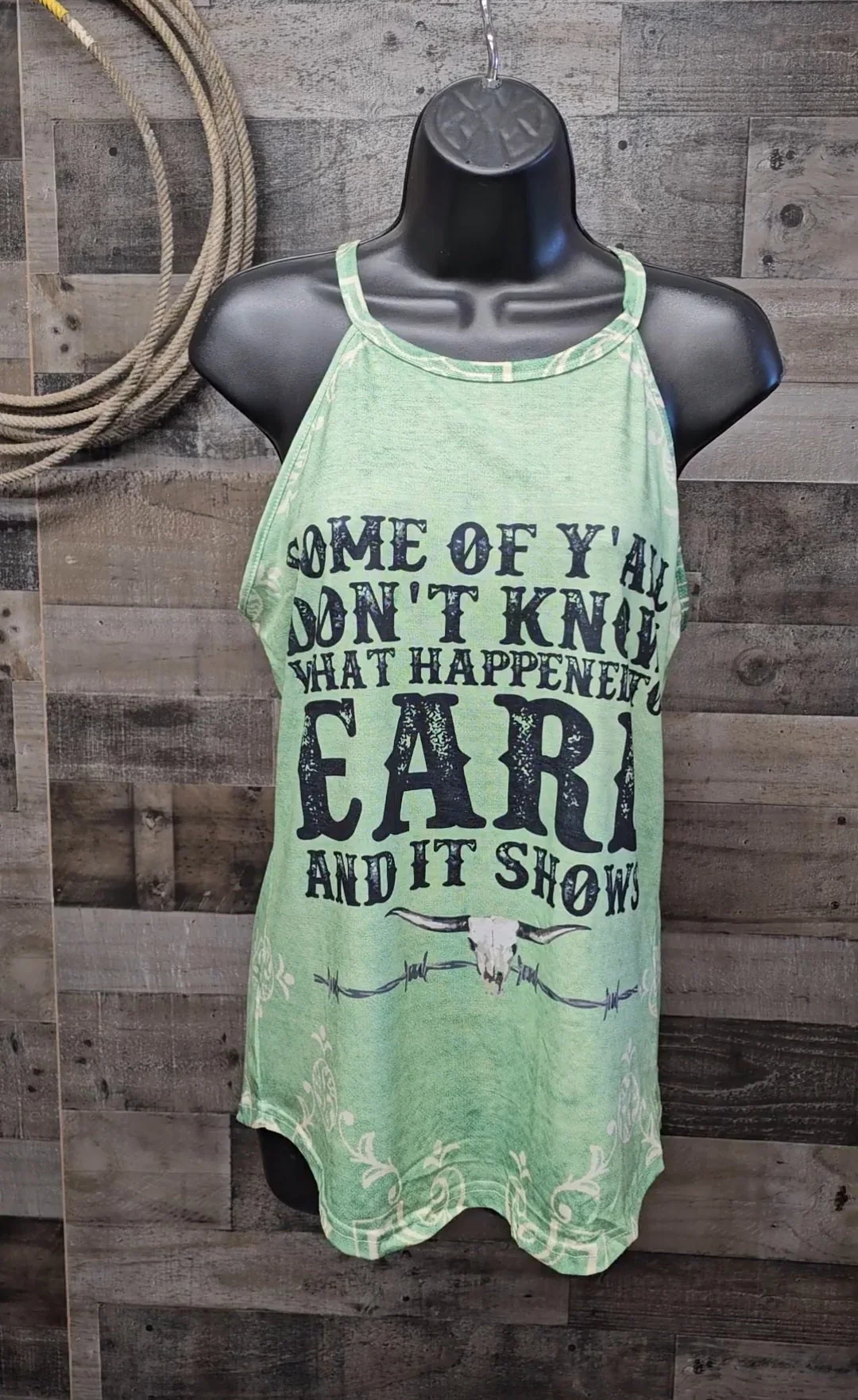 Artisan Baha Ranch What Happened to Earl Women's Tank Top Original Design