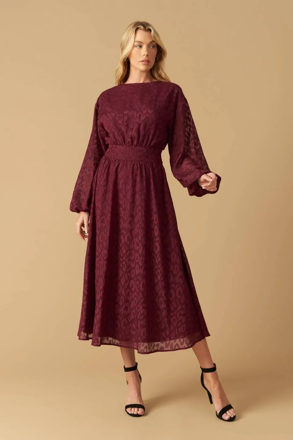 Crafted Too Good to Be True Woven Midi Dress Fine Crafted