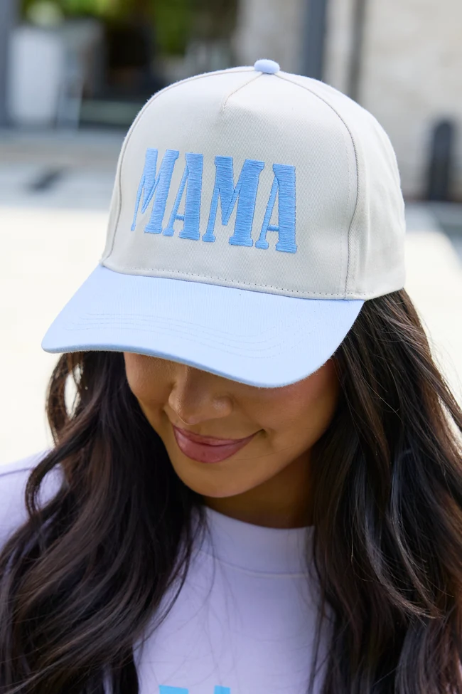 Advanced Mama Blue Trucker Hat Innovative