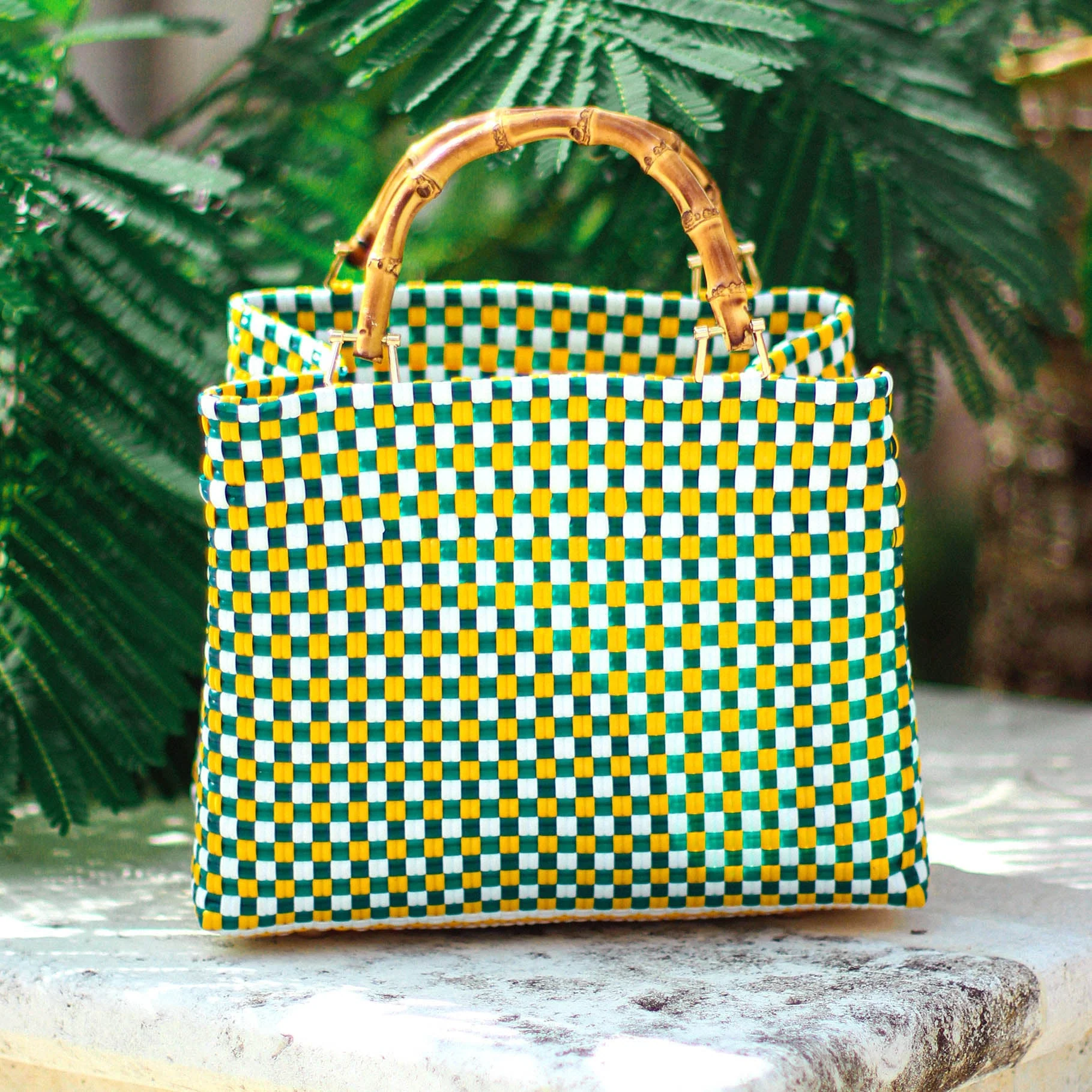 Refined TUKU Borrego Recycled Market Tote Bag Modern