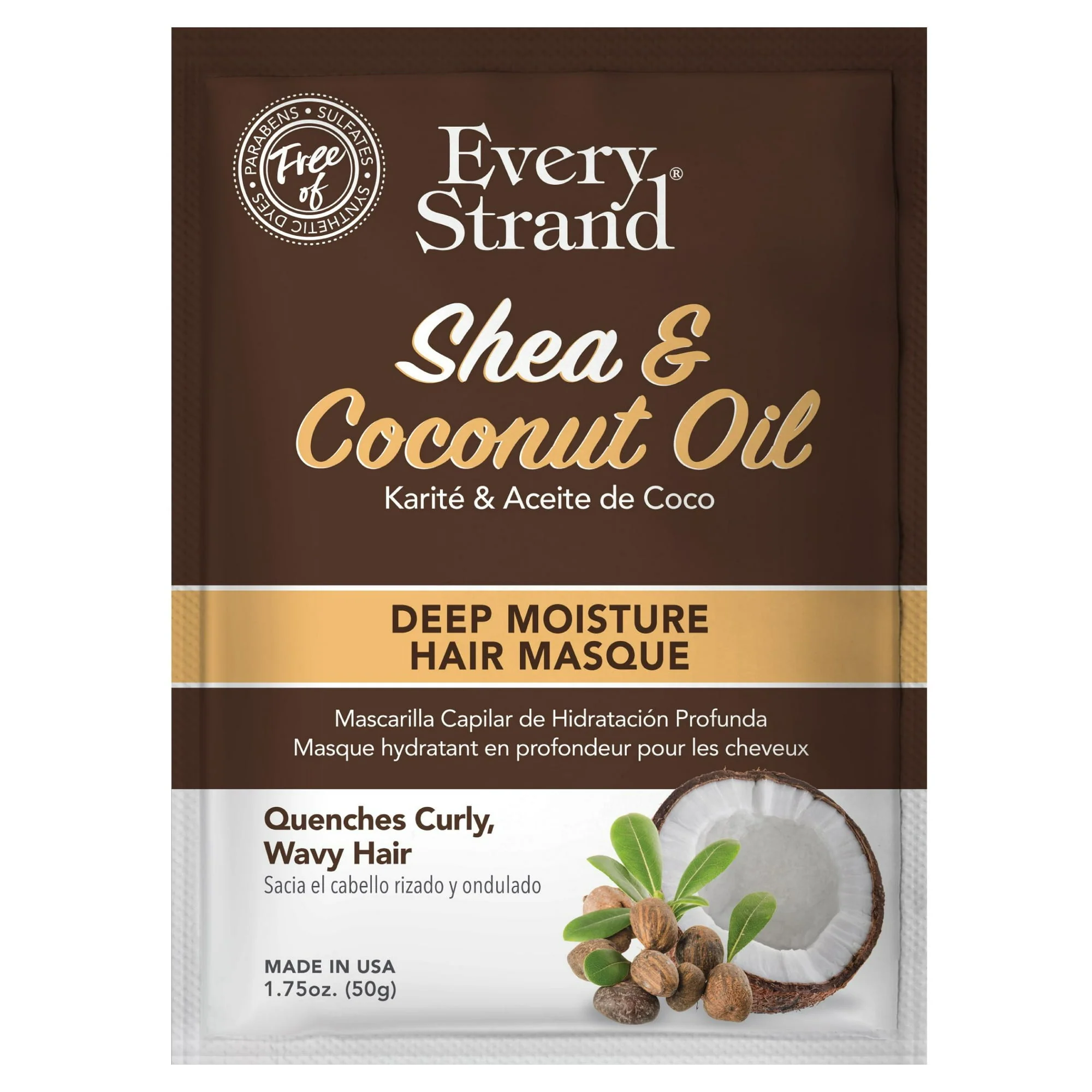 Artisan Every Strand Shea and Coconut Oil Deep Moisture Hair Masque 1.75Oz 50g Original