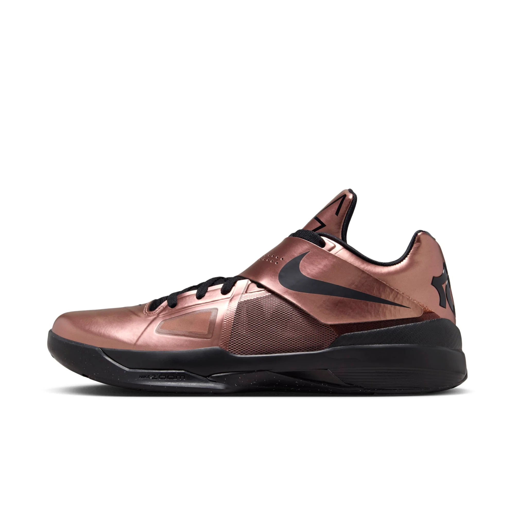 Sophisticated Nike Men's Zoom Kd 4 Metallic Copper Sneakers Eco-Friendly