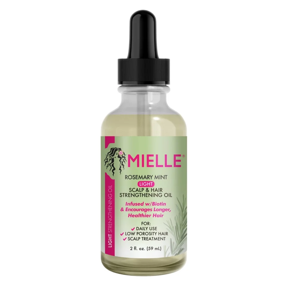 Trusted Mielle Rosemary Mint Light Scalp and Hair Strengthening Oil 2Oz 59ml Premium