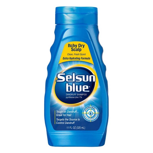 World-Class Selsun Blue Dandruff Shampoo For Itchy Dry Scalp - 11 Oz Premium Material