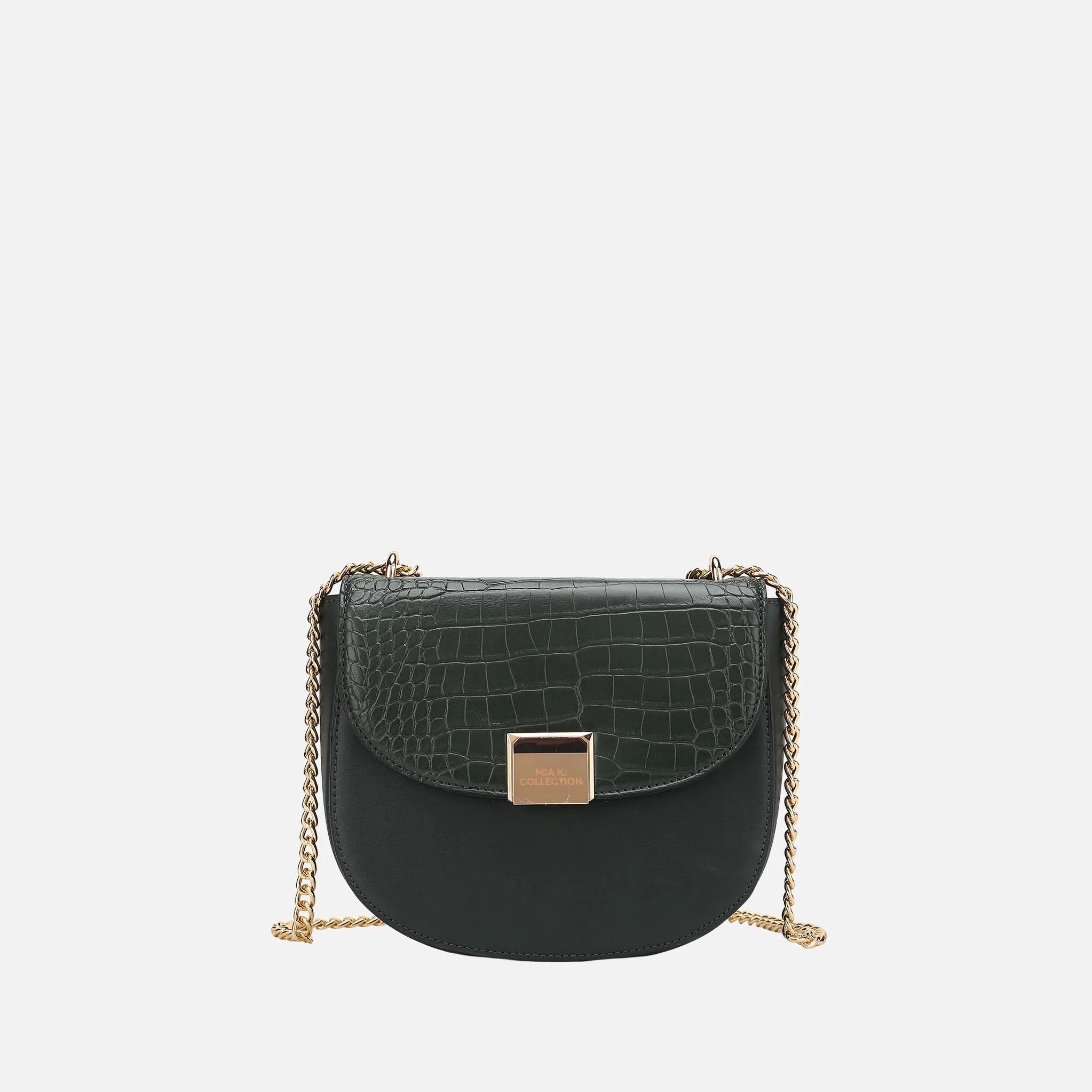 Crafted MKF Collection by Mia K. - Brooklyn Embossed Crossbody Bag Certified