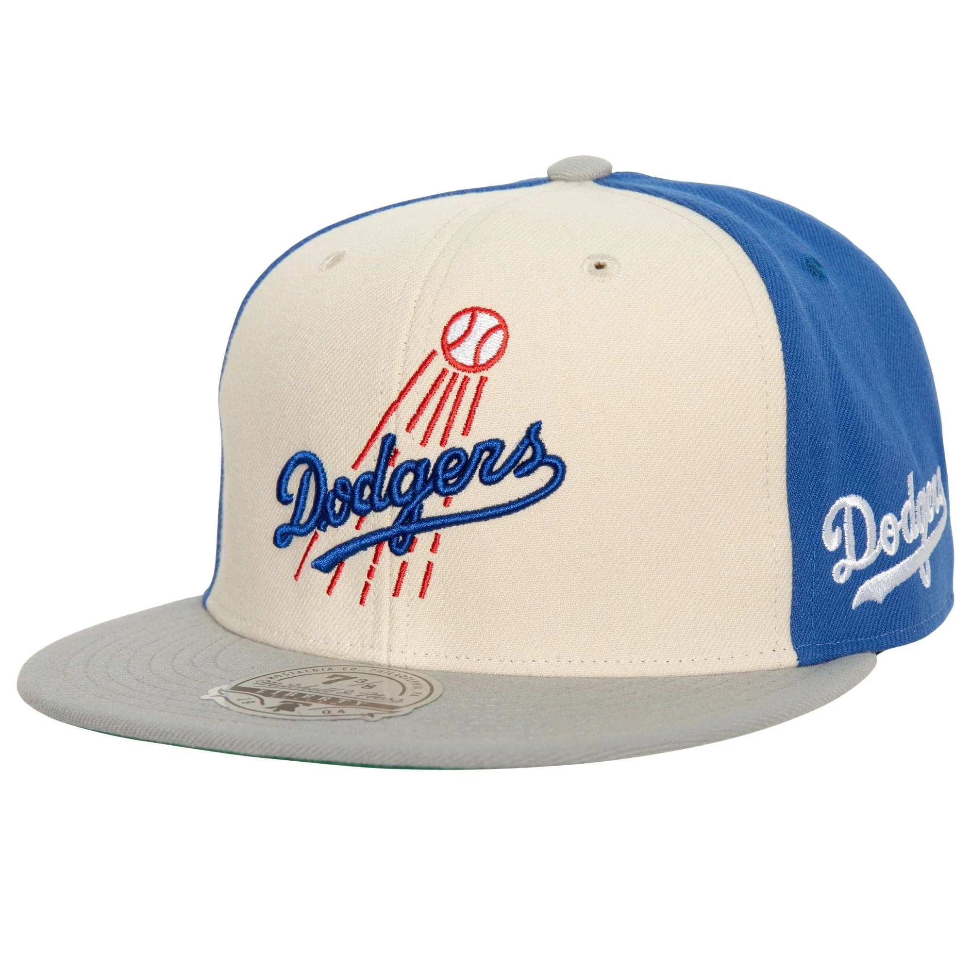 Artisan Mitchell Ness Men's MLB Homefield Fitted Coop Dodgers Fitted Caps Proven