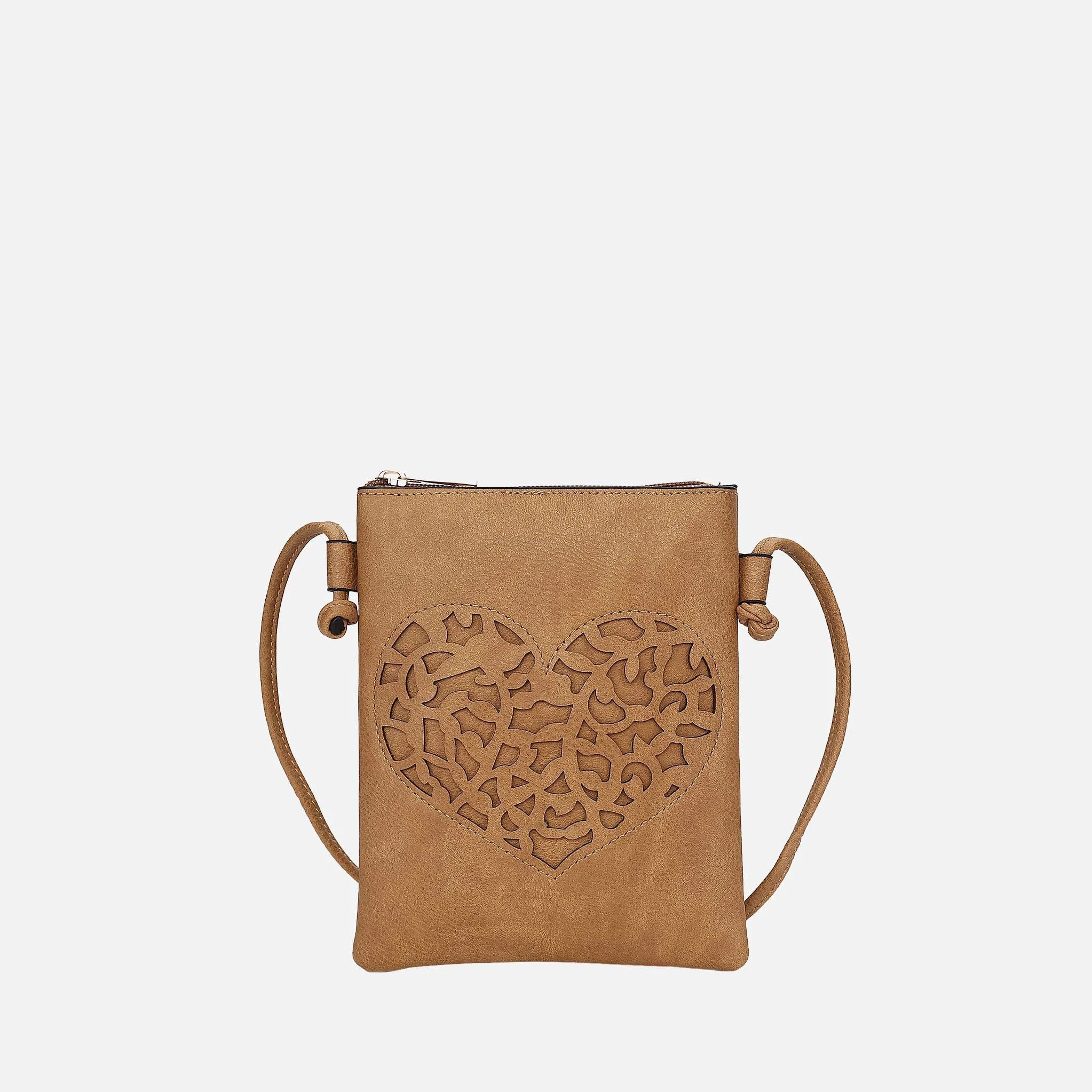 Clean MKF Collection by Mia K. - Heartly Crossbody Bag Fast