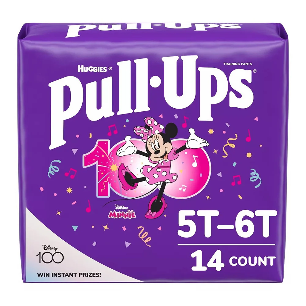 User-Friendly Pull Ups Girls Potty Training Pants 5T-6T 14 Ea Consistent