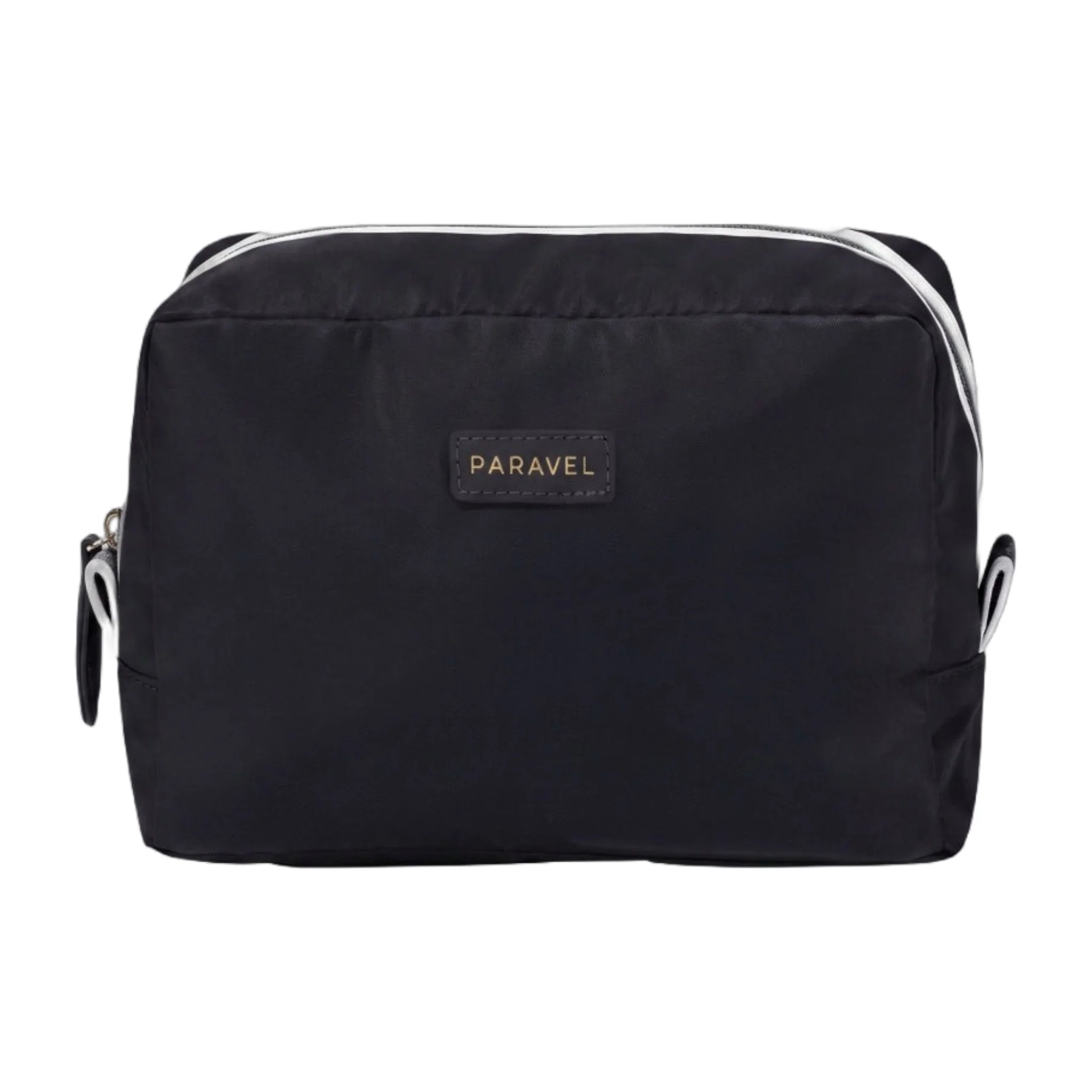 Unique Paravel Fold-Up Wash Kit Negative Nylon Travel Toiletry Bag Derby Black First-Class