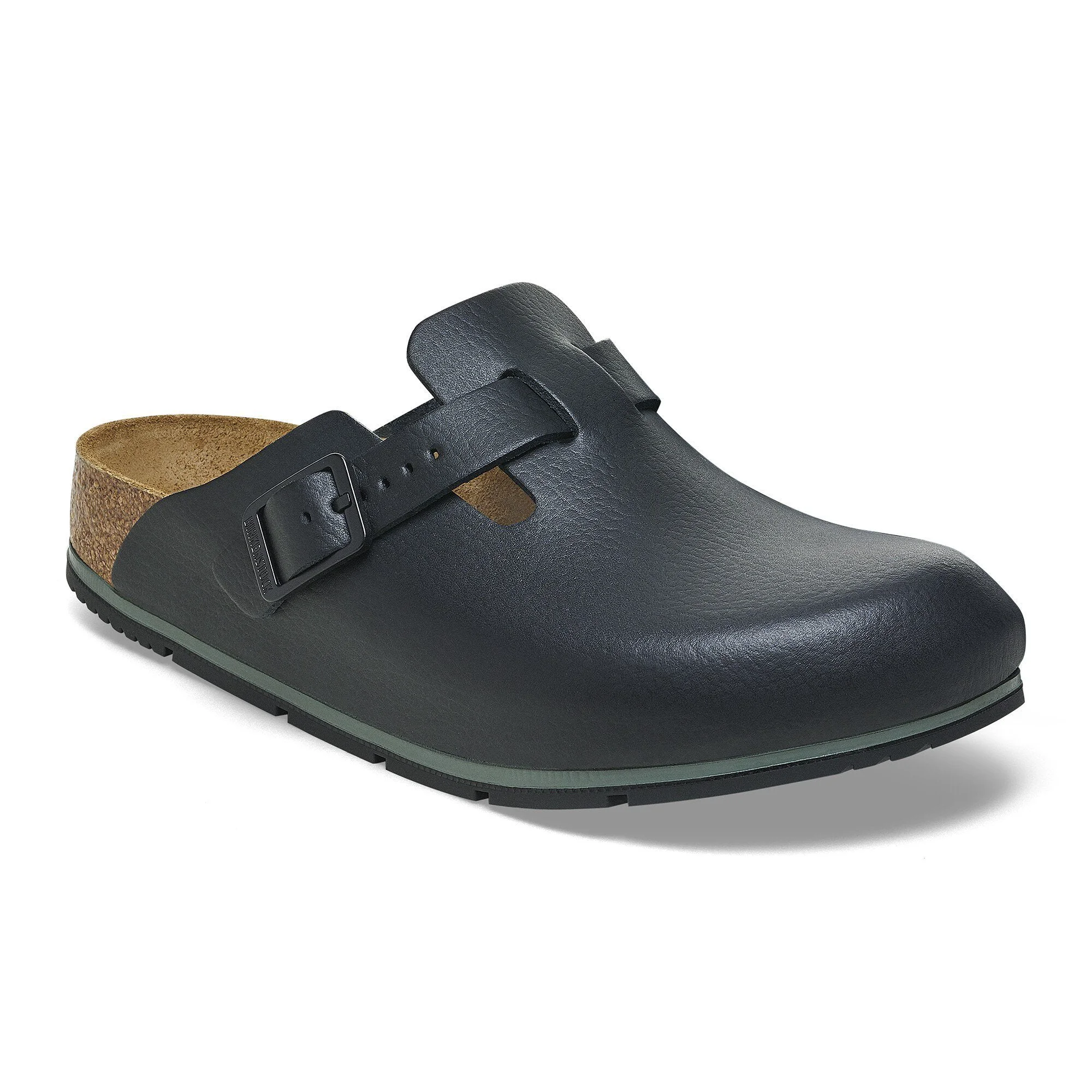 Dependable Birkenstock Boston Pro Leather 'Narrow Fit' Clogs Sophisticated