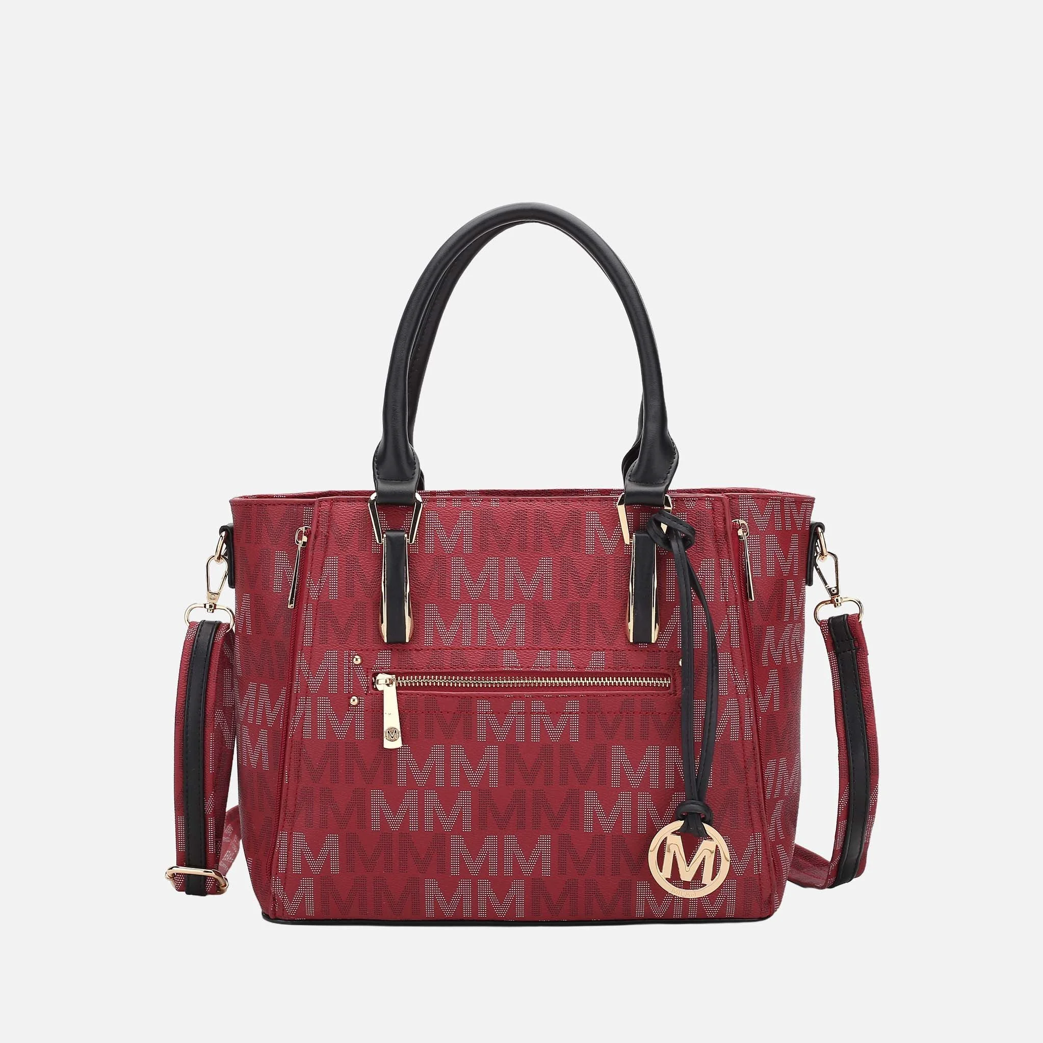 Luxury MKF Collection by Mia K. - Siena Signature Tote Bag Fashionable
