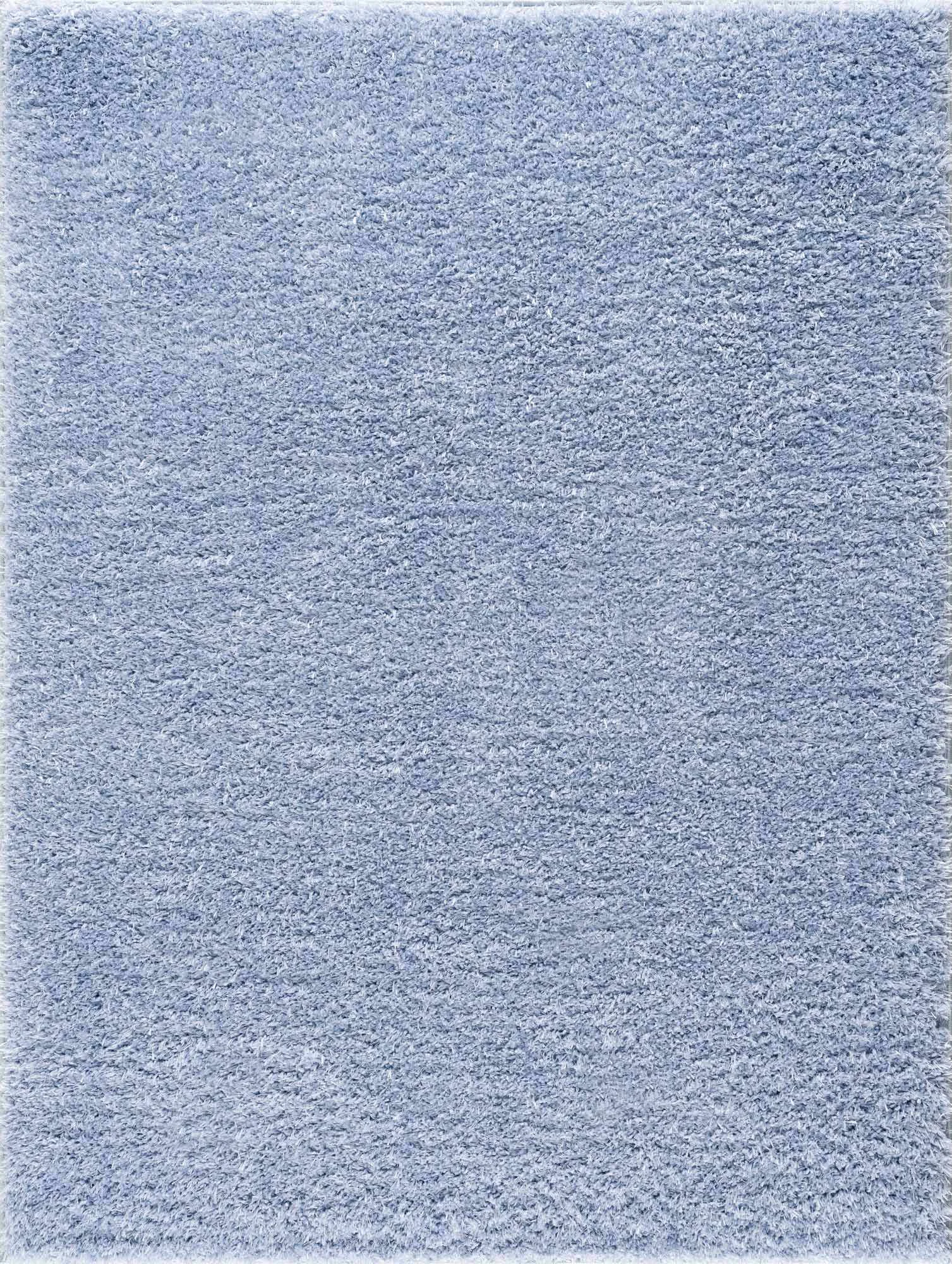 Efficient Faina Solid Aqua Shag Washable Area Rug - Elite