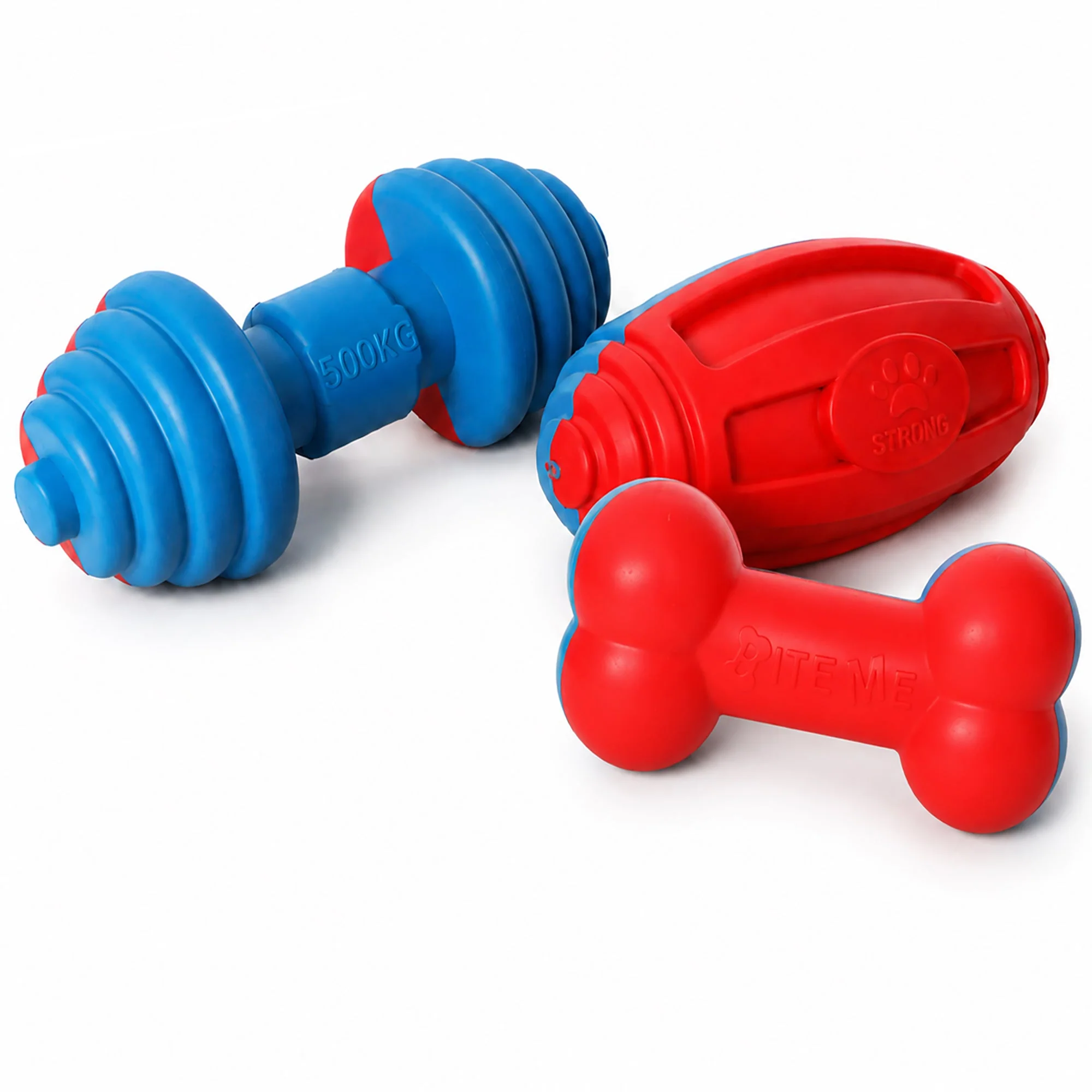 Clean Pet Life ® 3-Piece Durable Water Floating and TPR Fetch Bundle Dog Toy Set Convenient