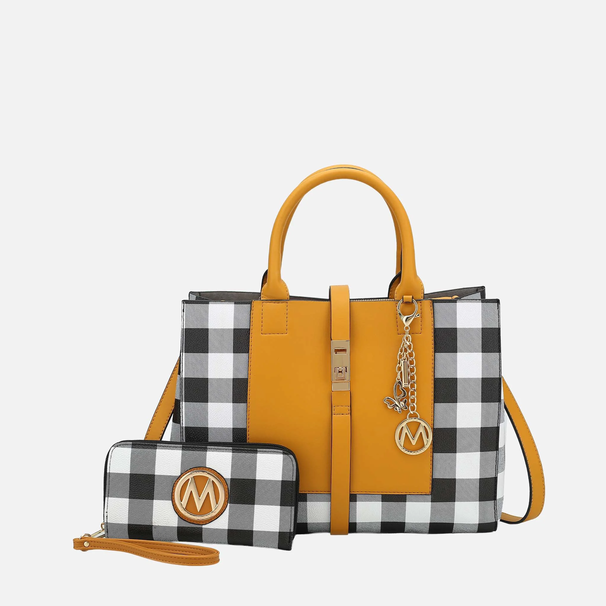 Luxury MKF Collection by Mia K. - Yuliana Shoulder Bag and Set Excellent
