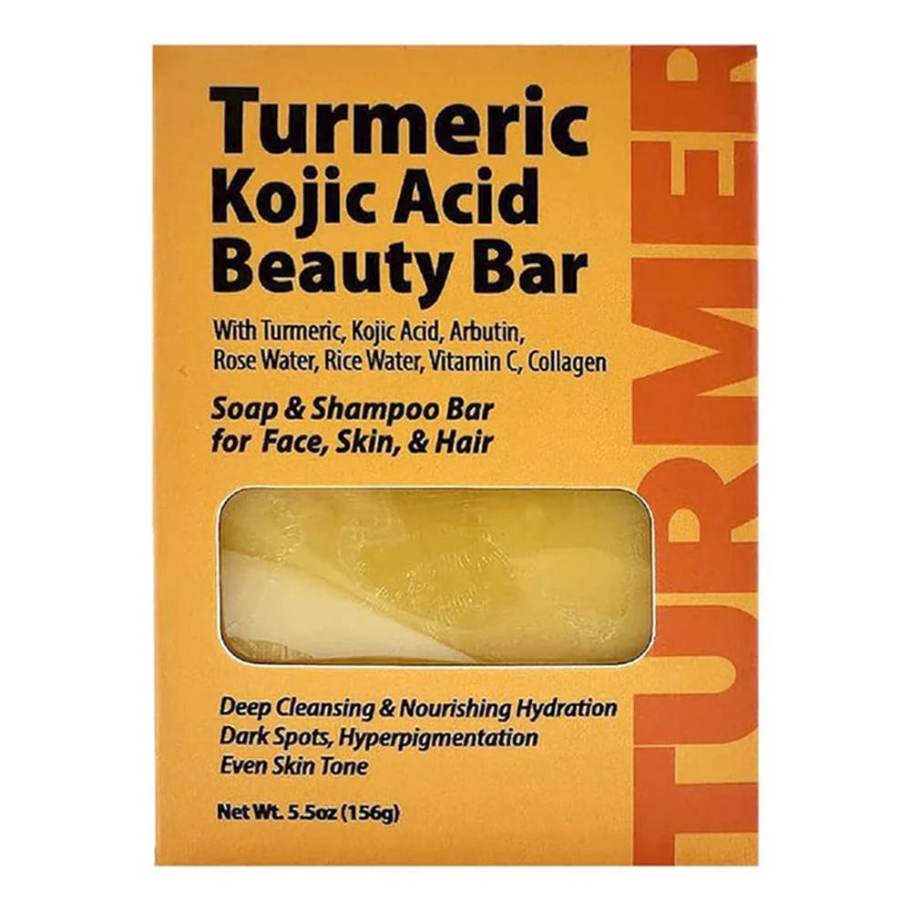 Fine By Natures Brightens Skin Reduces Blemishes Antioxidant-Rich Turmeric Beauty Bar 5.5Oz 156g Smart