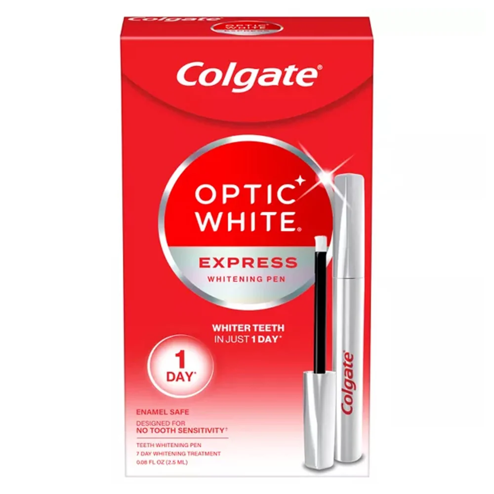 Advanced Colgate Optic White Express Whitening Pen for Teeth 0.08Oz 2.5ml Fine