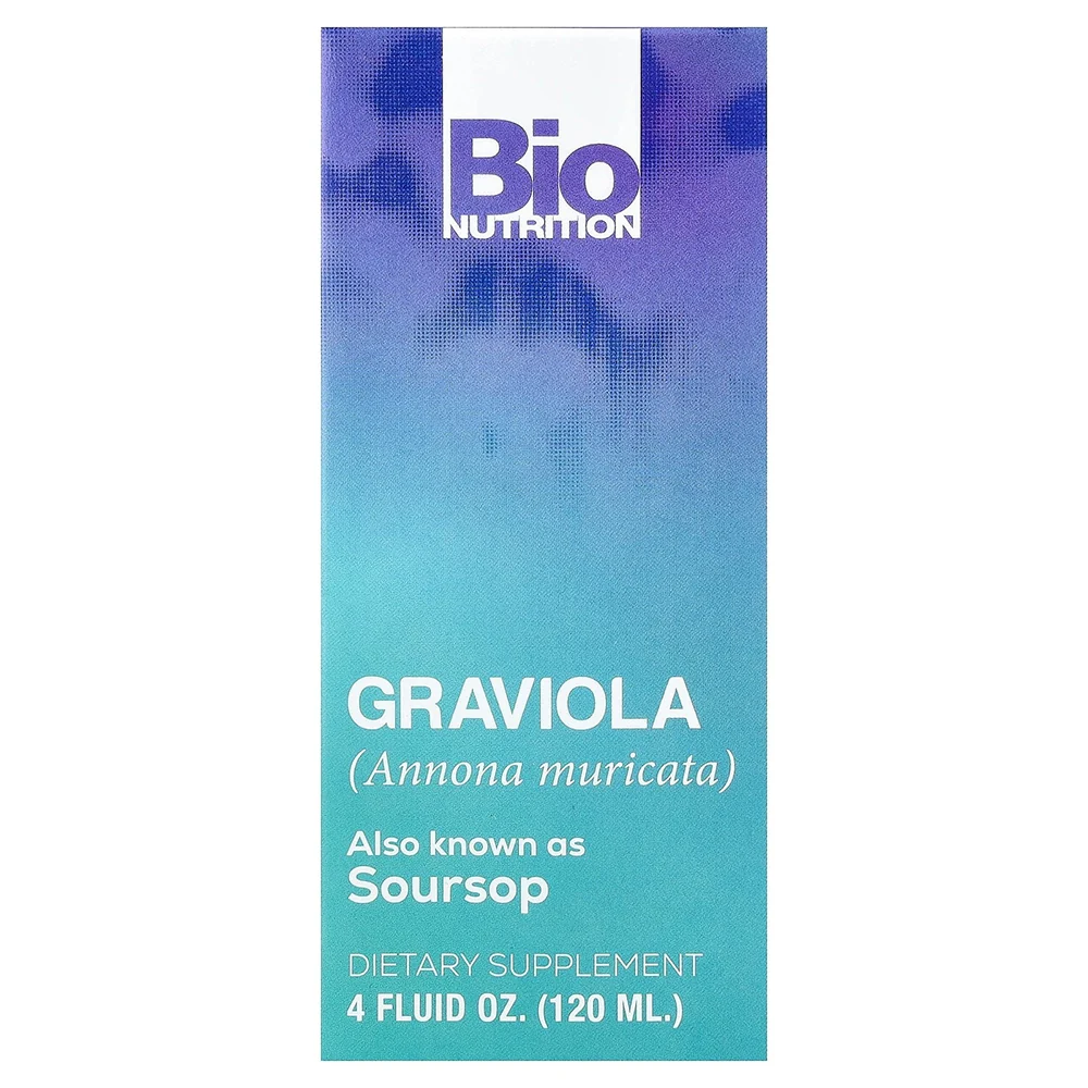 Unique Bio Nutrition Graviola Liquid for Immune Health Support 4Oz 120ml Next-Generation